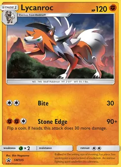 Lycanroc (SM Black Star Promos #SM105)