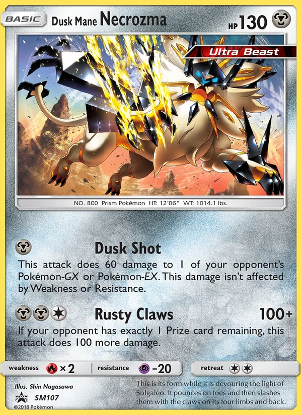 Dusk Mane Necrozma — SM Black Star Promos #SM107 (Pokémon TCG card)