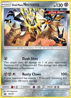 Dusk Mane Necrozma (SM Black Star Promos #SM107)