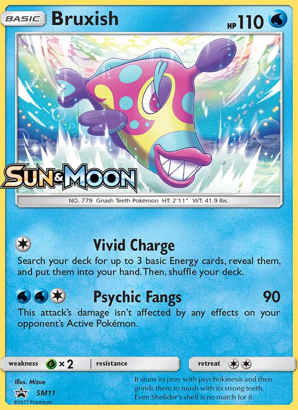 Bruxish — SM Black Star Promos #SM11 (Pokémon TCG card)