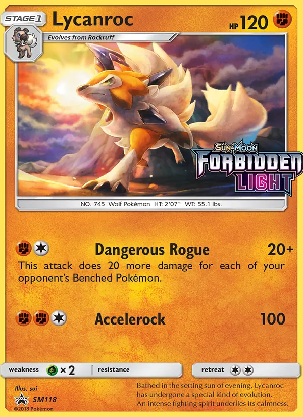 Lycanroc — SM Black Star Promos #SM118 (Pokémon TCG card)