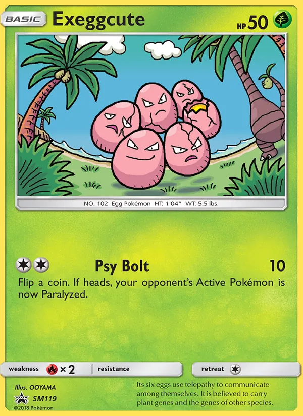 Exeggcute — SM Black Star Promos #SM119 (Pokémon TCG card)