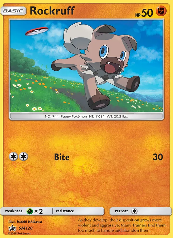 Rockruff — SM Black Star Promos #SM120 (Pokémon TCG card)