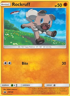 Rockruff (SM Black Star Promos #SM120)