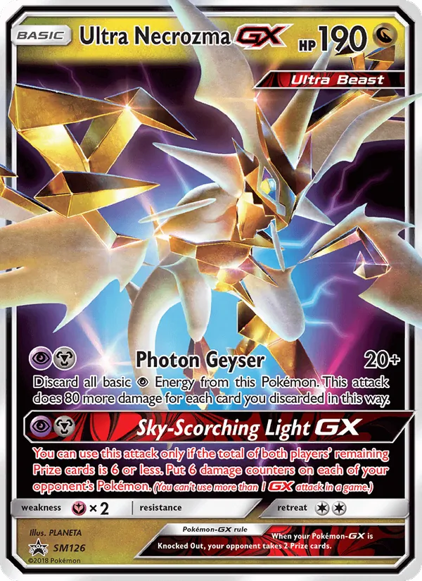 Ultra Necrozma GX — SM Black Star Promos #SM126 (Pokémon TCG card)