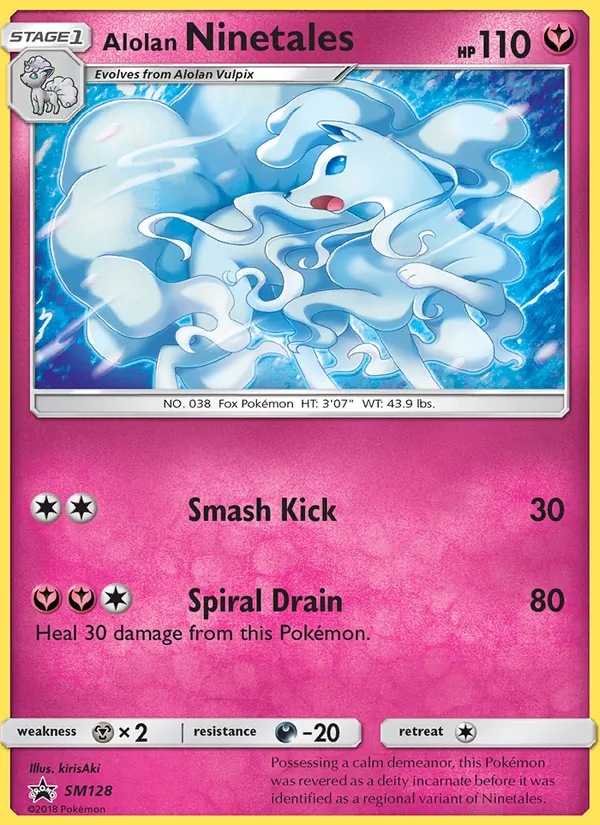 Alolan Ninetales — SM Black Star Promos #SM128 (Pokémon TCG card)