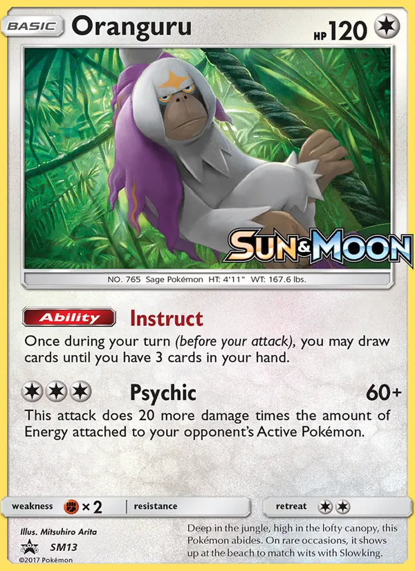 Oranguru — SM Black Star Promos #SM13 (Pokémon TCG card)