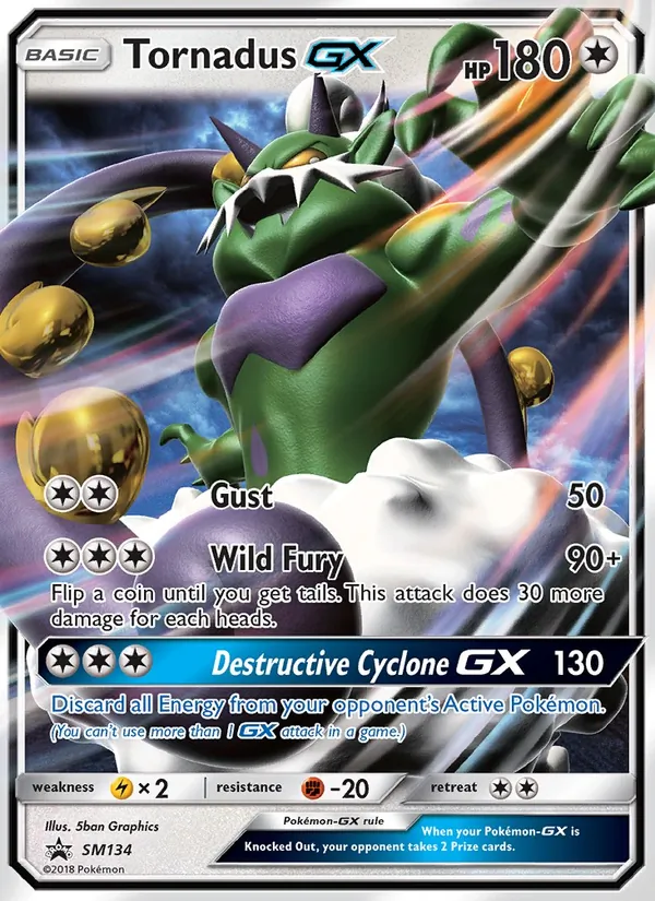 Tornadus GX — SM Black Star Promos #SM134 (Pokémon TCG card)