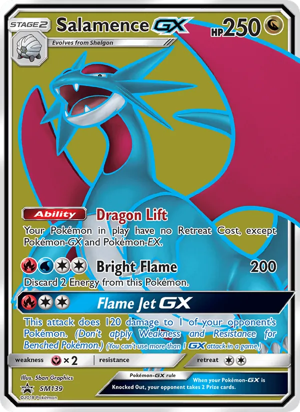 Salamence GX — SM Black Star Promos #SM139 (Pokémon TCG card)