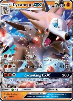 Lycanroc GX (SM Black Star Promos #SM14)