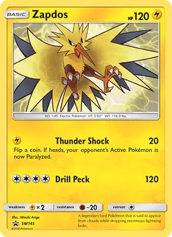 Zapdos (SM Black Star Promos #SM145)