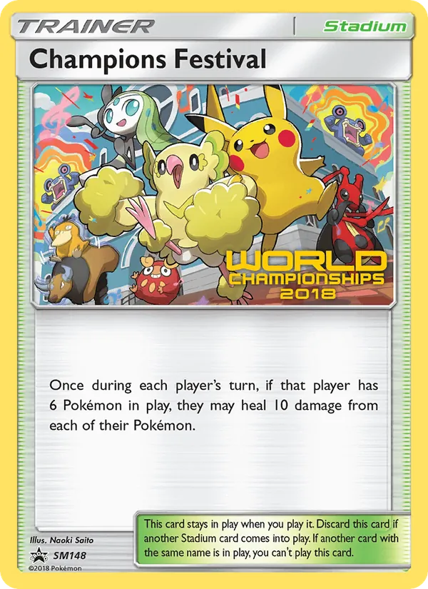 Champions Festival — SM Black Star Promos #SM148 (Pokémon TCG card)