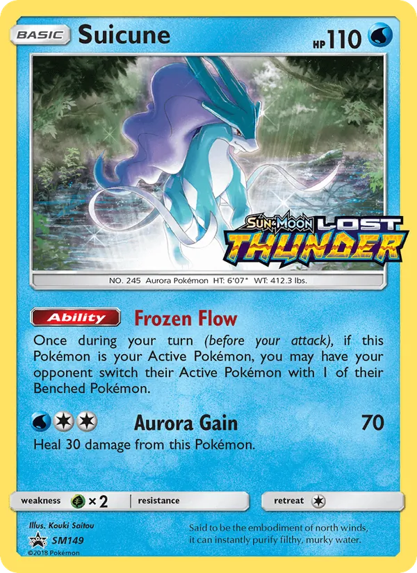 Suicune — SM Black Star Promos #SM149 (Pokémon TCG card)