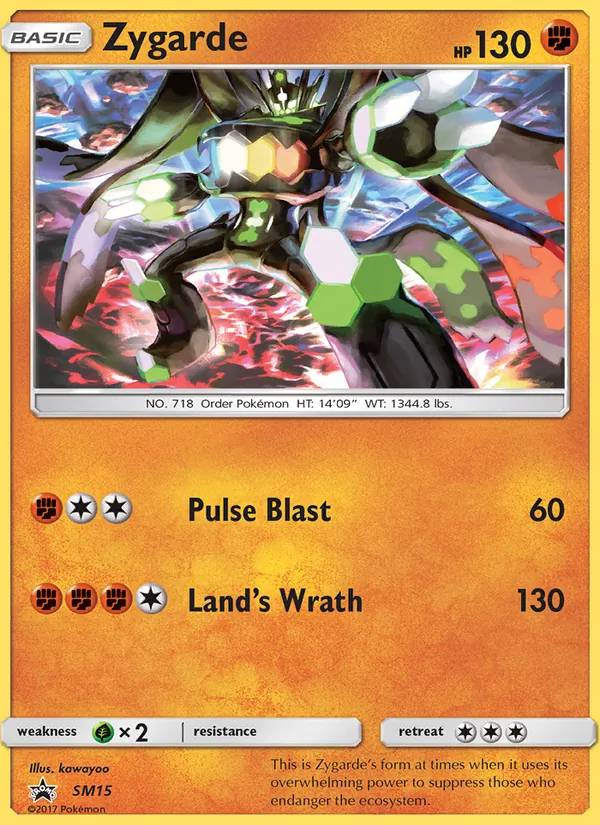 Zygarde — SM Black Star Promos #SM15 (Pokémon TCG card)