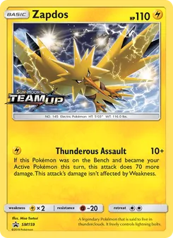 Zapdos (SM Black Star Promos #SM159)