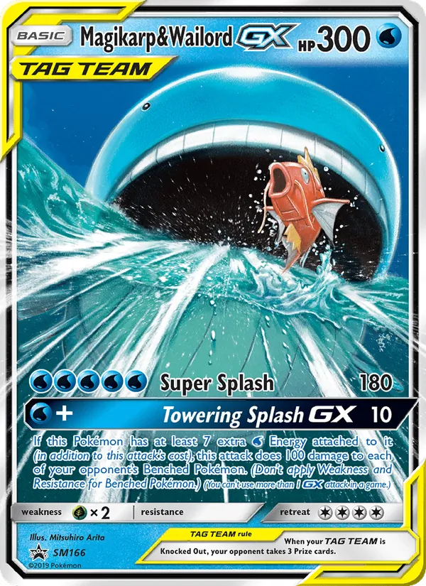 Magikarp & Wailord GX — SM Black Star Promos #SM166 (Pokémon TCG card)
