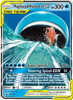 Magikarp & Wailord GX (SM Black Star Promos #SM166)