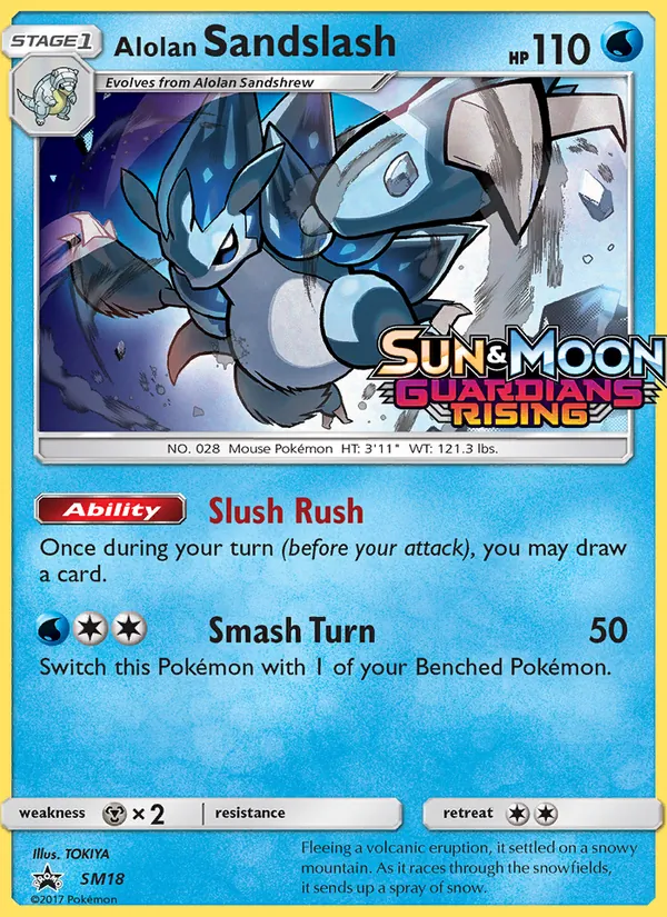 Alolan Sandslash — SM Black Star Promos #SM18 (Pokémon TCG card)