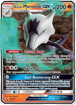 Alolan Marowak GX (SM Black Star Promos #SM187)