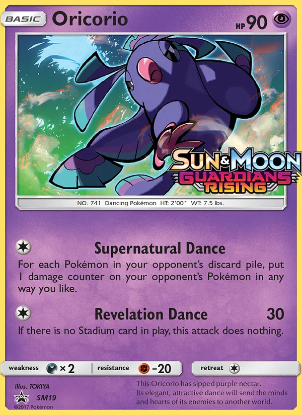 Oricorio — SM Black Star Promos #SM19 (Pokémon TCG card)