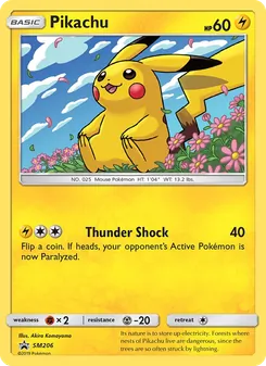 Pikachu (SM Black Star Promos #SM206)