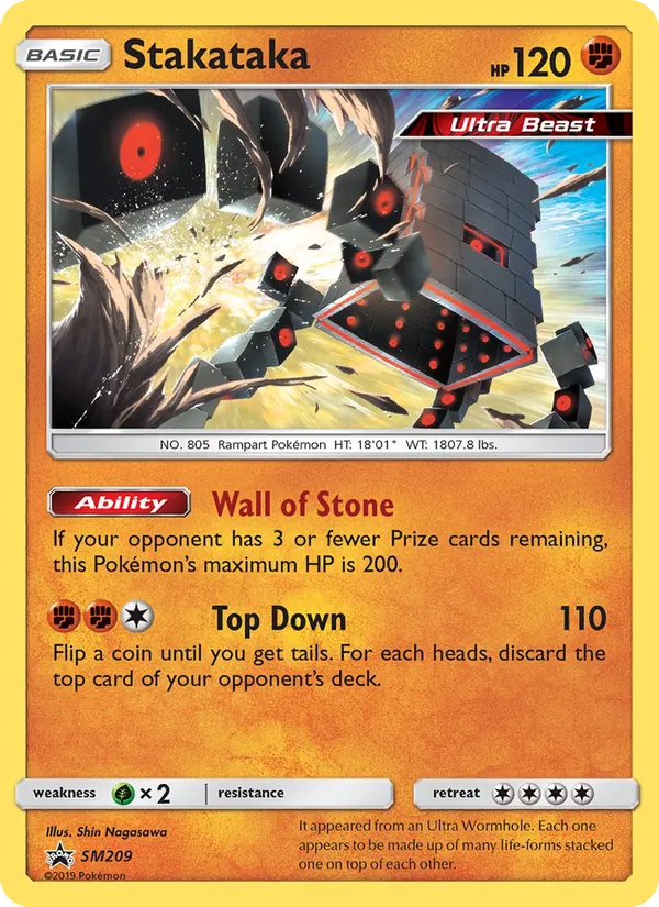 Stakataka — SM Black Star Promos #SM209 (Pokémon TCG card)