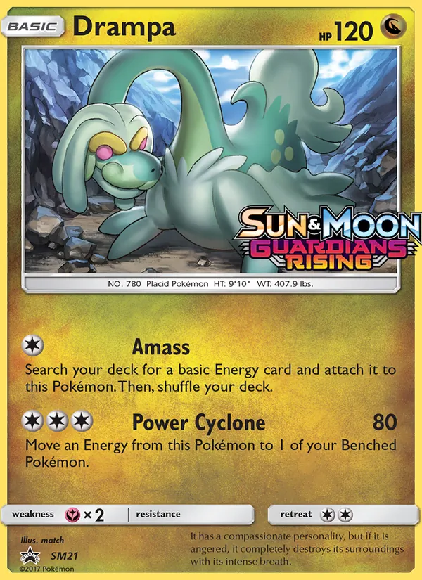 Drampa — SM Black Star Promos #SM21 (Pokémon TCG card)
