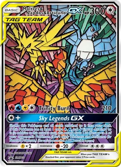 Moltres & Zapdos & Articuno GX (SM Black Star Promos #SM210)