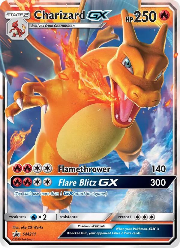 Charizard GX — SM Black Star Promos #SM211 (Pokémon TCG card)