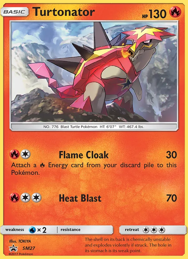 Turtonator — SM Black Star Promos #SM27 (Pokémon TCG card)