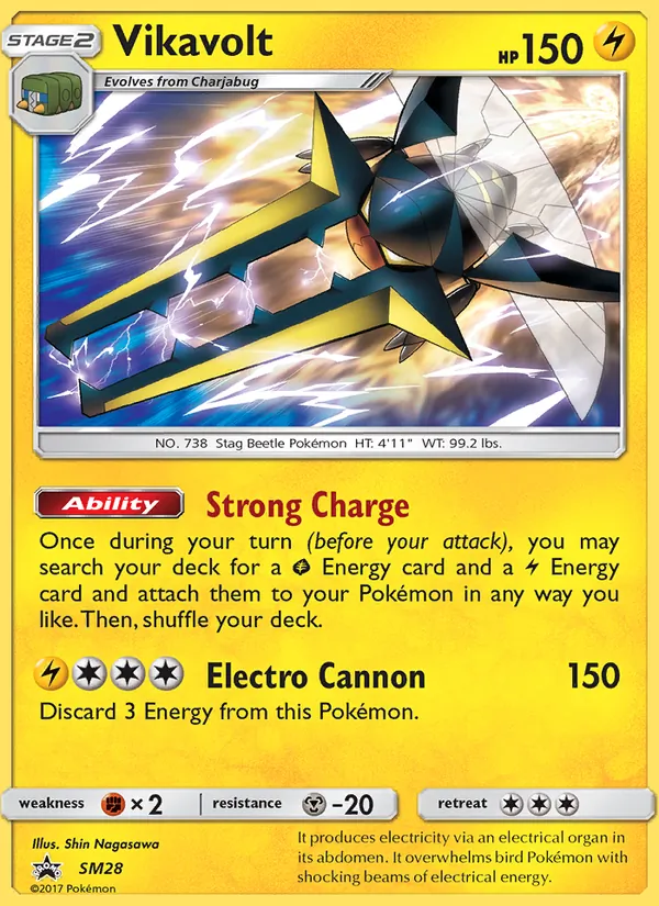 Vikavolt — SM Black Star Promos #SM28 (Pokémon TCG card)