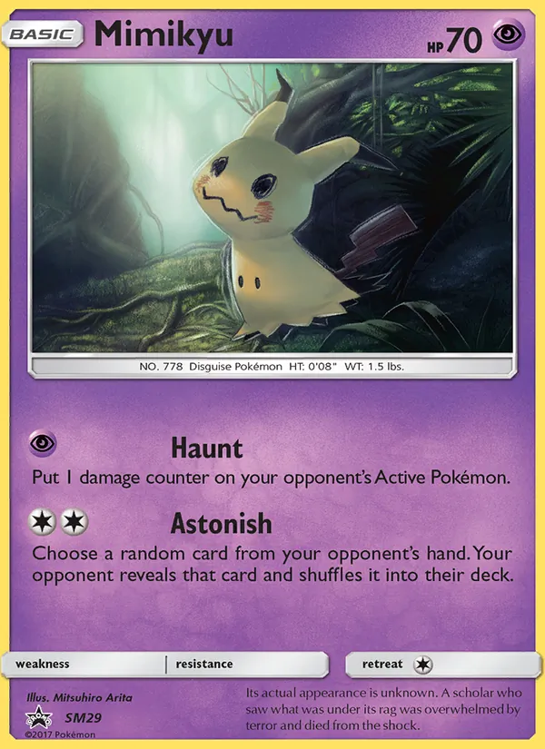 Mimikyu — SM Black Star Promos #SM29 (Pokémon TCG card)