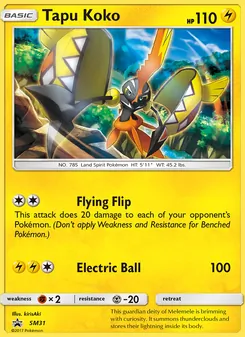 Tapu Koko (SM Black Star Promos #SM31)