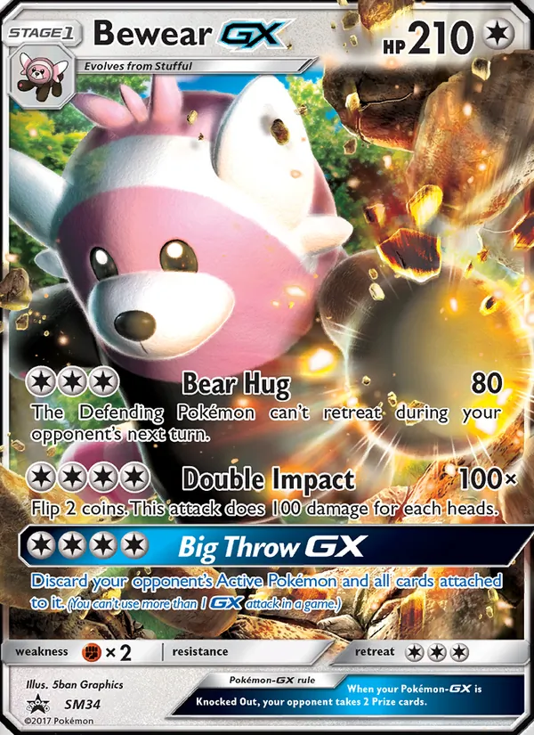 Bewear GX — SM Black Star Promos #SM34 (Pokémon TCG card)