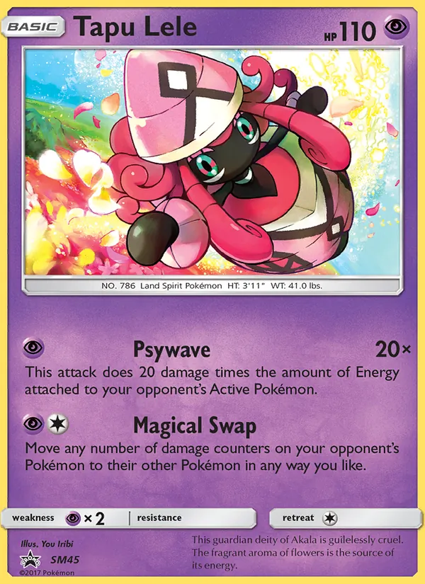 Tapu Lele — SM Black Star Promos #SM45 (Pokémon TCG card)