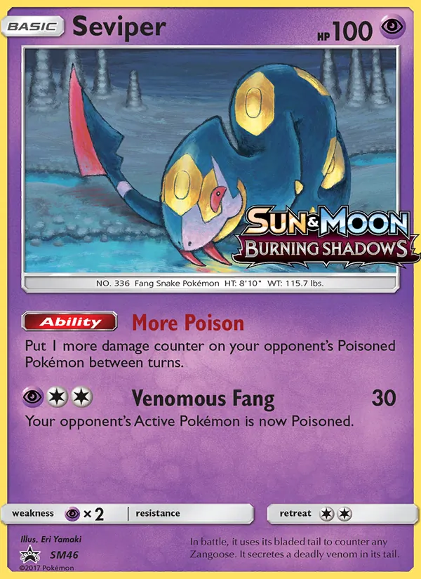 Seviper — SM Black Star Promos #SM46 (Pokémon TCG card)