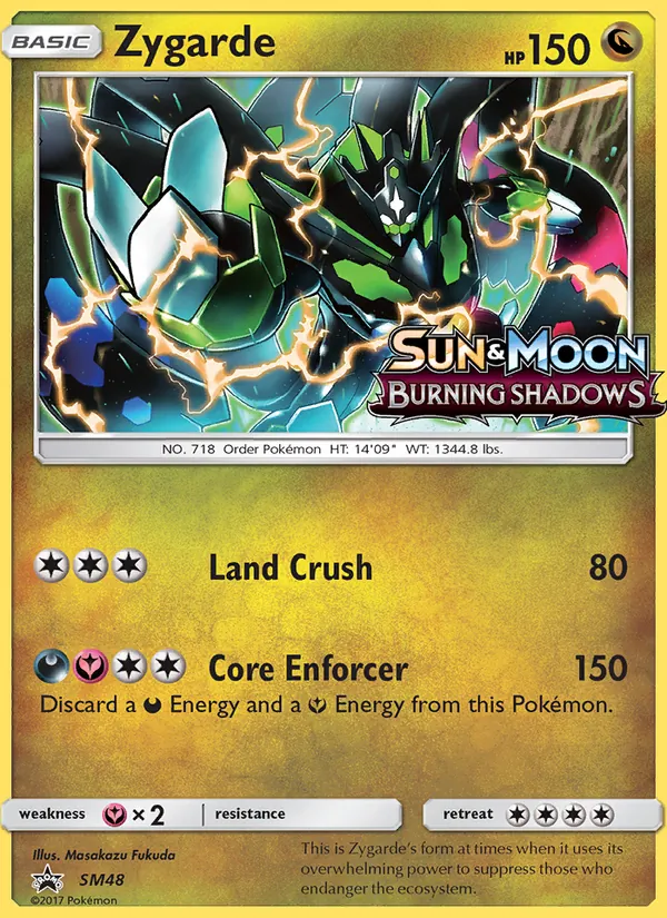 Zygarde — SM Black Star Promos #SM48 (Pokémon TCG card)