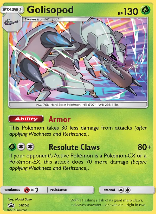 Golisopod — SM Black Star Promos #SM52 (Pokémon TCG card)