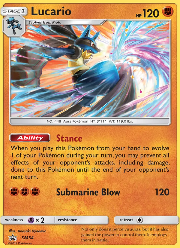 Lucario — SM Black Star Promos #SM54 (Pokémon TCG card)
