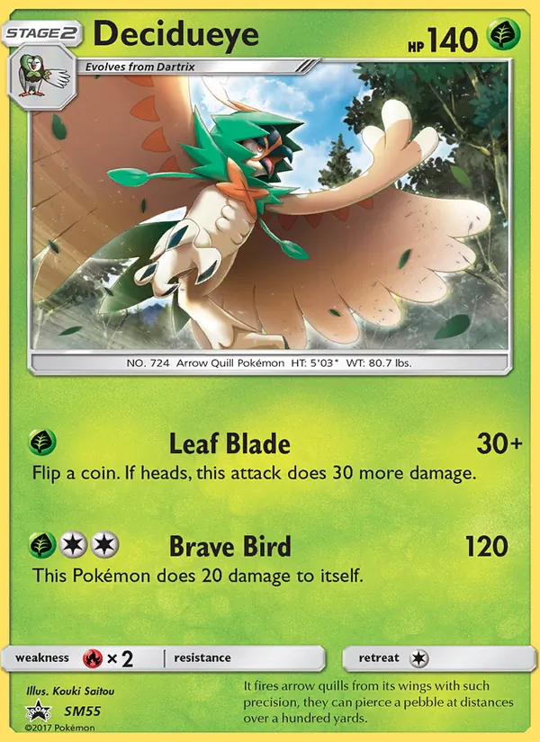 Decidueye — SM Black Star Promos #SM55 (Pokémon TCG card)