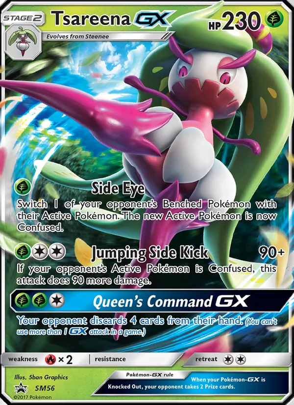Tsareena GX — SM Black Star Promos #SM56 (Pokémon TCG card)