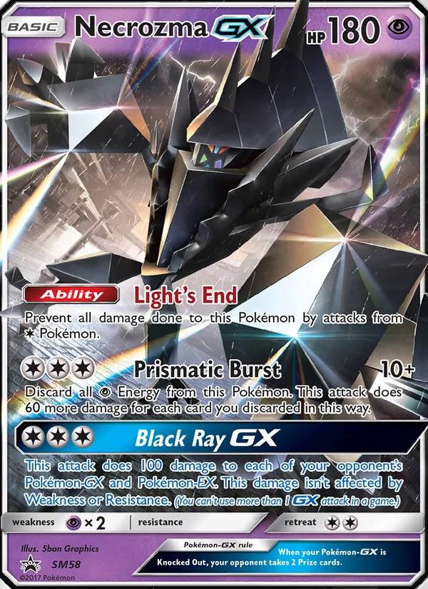Necrozma GX — SM Black Star Promos #SM58 (Pokémon TCG card)