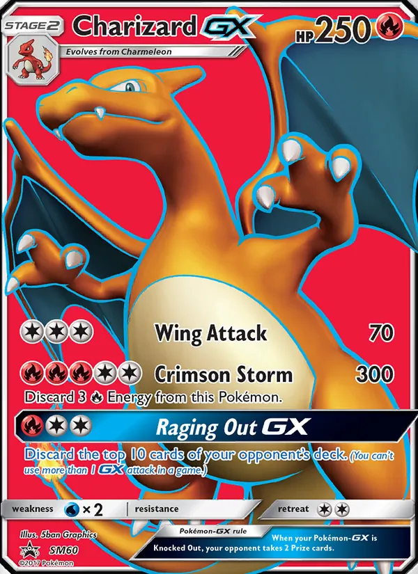 Charizard GX — SM Black Star Promos #SM60 (Pokémon TCG card)