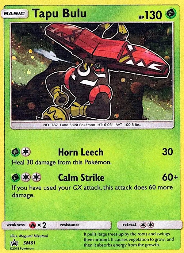 Tapu Bulu — SM Black Star Promos #SM61 (Pokémon TCG card)
