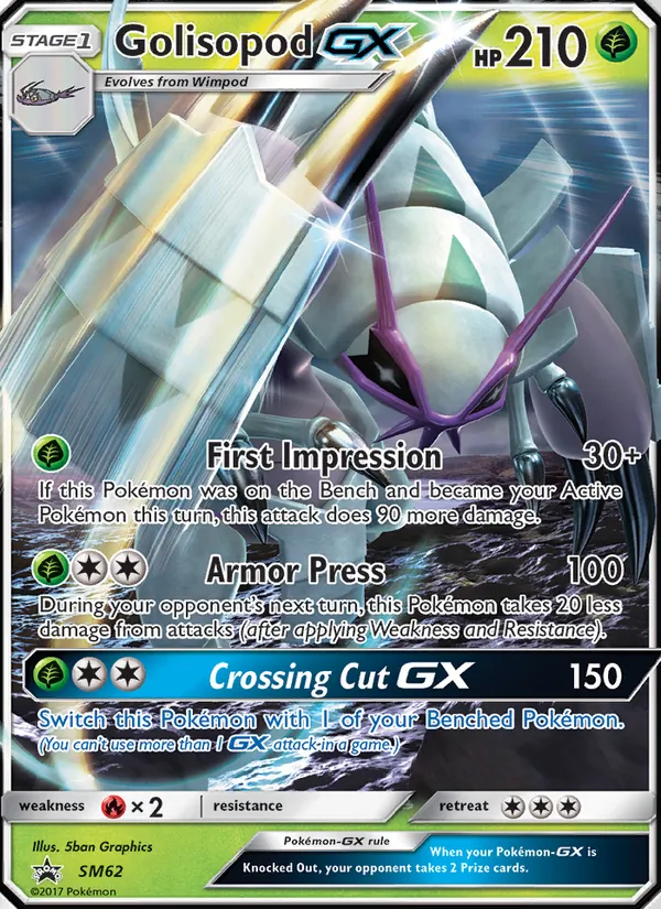 Golisopod GX — SM Black Star Promos #SM62 (Pokémon TCG card)