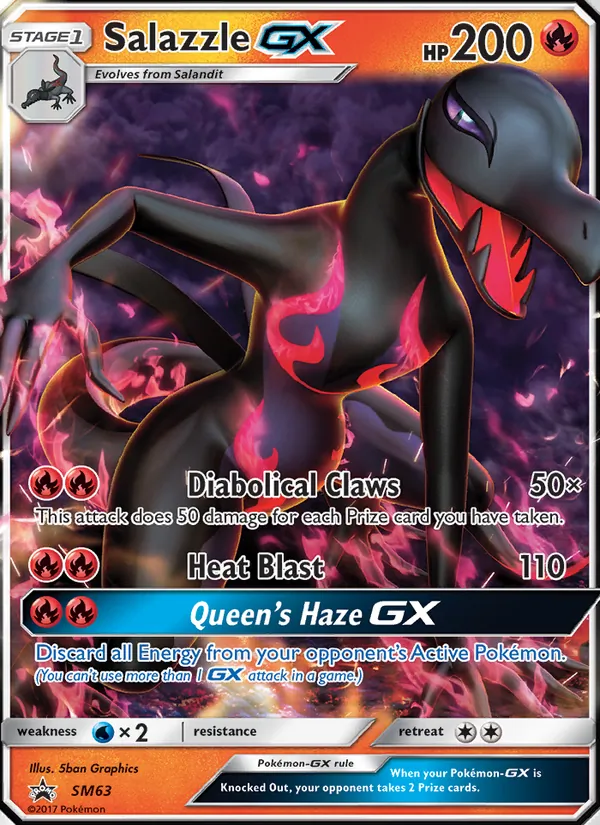 Salazzle GX — SM Black Star Promos #SM63 (Pokémon TCG card)