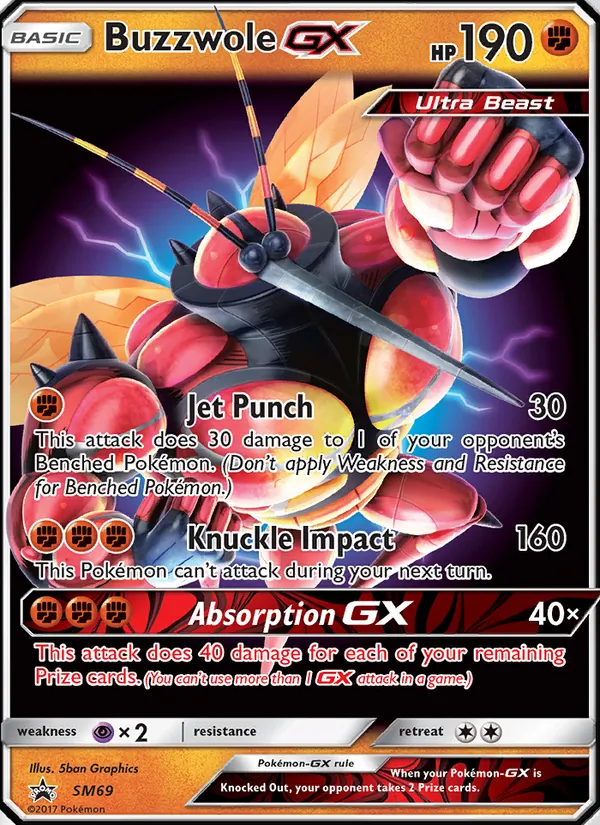 Buzzwole GX — SM Black Star Promos #SM69 (Pokémon TCG card)