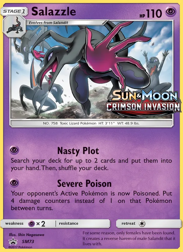 Salazzle — SM Black Star Promos #SM73 (Pokémon TCG card)