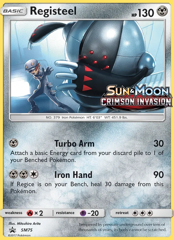 Registeel — SM Black Star Promos #SM75 (Pokémon TCG card)