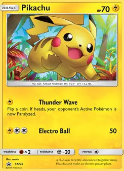 Pikachu (SM Black Star Promos #SM76)